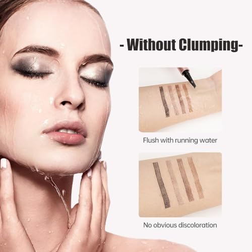4-Tip Microblading Eyebrow Pen Waterproof - 2 Pack