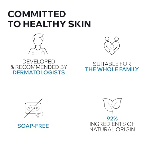 Uriage Cleansing Cream 6.8 fl.oz. | Face & Body Cleanser with 1/3 Nourishing Milk | 2 in 1 Care: Nourishing Shower Cream for all Skin Types, Suitable All the Family - Soap-Free