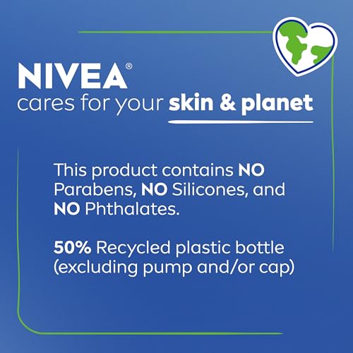 NIVEA Sheer Hydration Skin Firming Body Lotion with Q10 and Vitamin C, 72-Hour Body Moisturizer for Normal to Dry Skin, 16.9 Fl Oz Pump Bottle, Pack of 3
