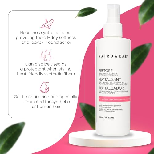 Synthetic Wig Care Set - Shampoo, Conditioner & Spray 8oz