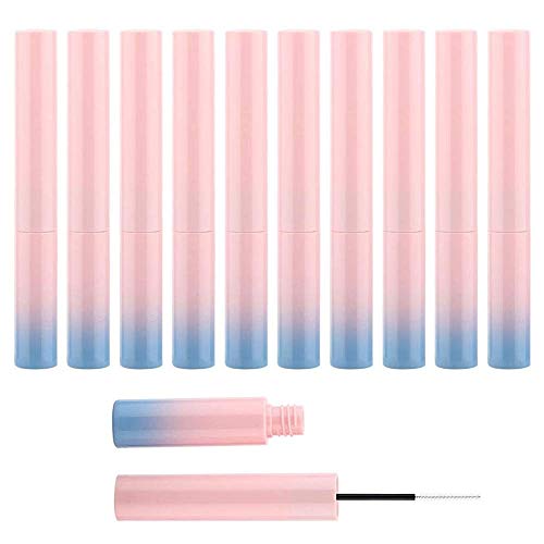 Reusable Mascara Tubes 6ML - 10 Pack Empty Bottles Gradient