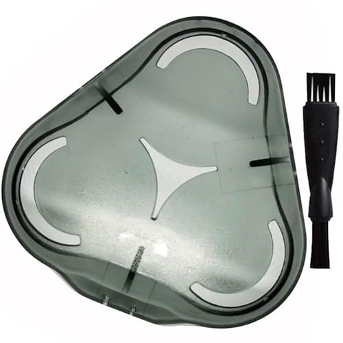 Razor Head Dustproof Cover Compatible with Philips S5000 SW5000 Series, Plastic Protective Razor Cap for Men's Shaver S5008 S5010 S5011 S5013 S5015 S5040 S5050 S5070 S5071 Sh50 and Cleaning Brush Set