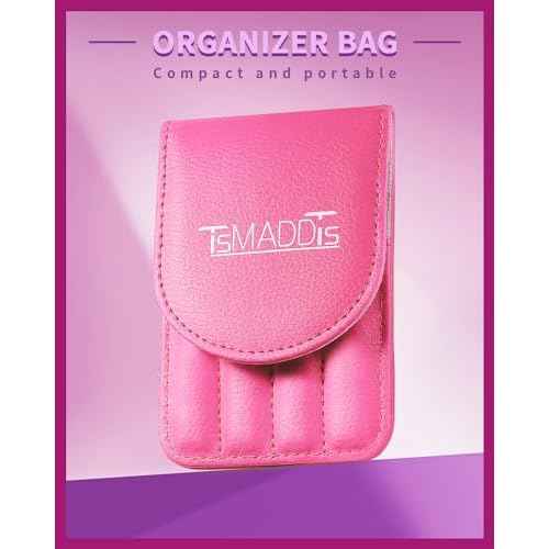 TsMADDTs 6 PCS Eyebrow Tweezers Set, Tweezers for Women Facial Hair with Curved Scissor and Eyebrow Brush for Ingrown Hair