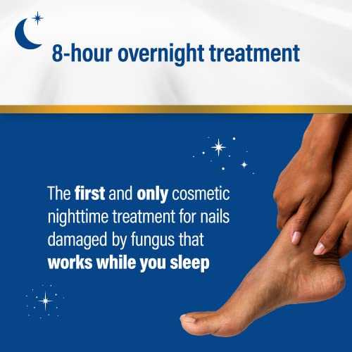 Kerasal Nighttime 14-Patch Nail Repair for Fungus Damage and 0.33oz Nail Renewal Solution with Tea Tree Oil