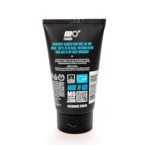Mo' Handsome Premium Men's Face Wash ? Deep Cleaning & Hydrating High Performance Cleanser for Active Men | Removes Dirt, Oil & Sweat ? Aloe Vera & Vitamin E for Nourished, Protected Skin