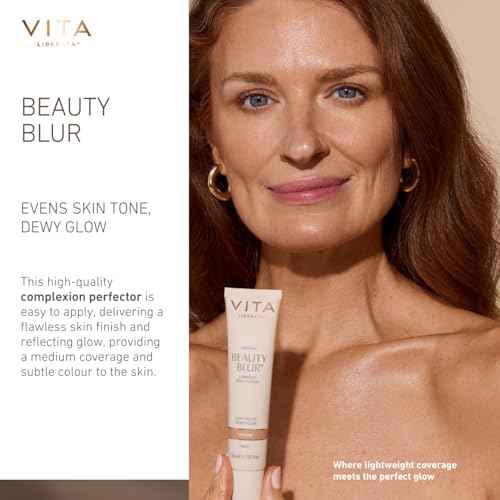 Vita Liberata Beauty Blur Face - Medium, BB Cream, Hydrating Skin Finish, Radiant Glow & Flawless Complexion, 1.01 fl oz