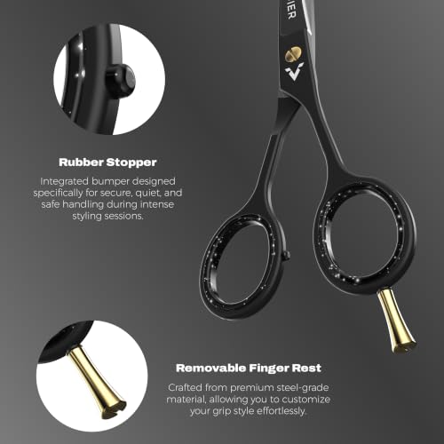 6.5" Professional Hair Cutting Scissors - Stainless Steel Barber Shears