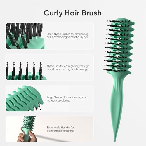 AM8:00 Curl Defining Brush for Curly Hair