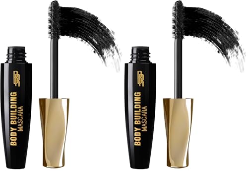 Black Radiance Body Building Mascara - Volumizing, Smudge-Proof (Pack of 2)