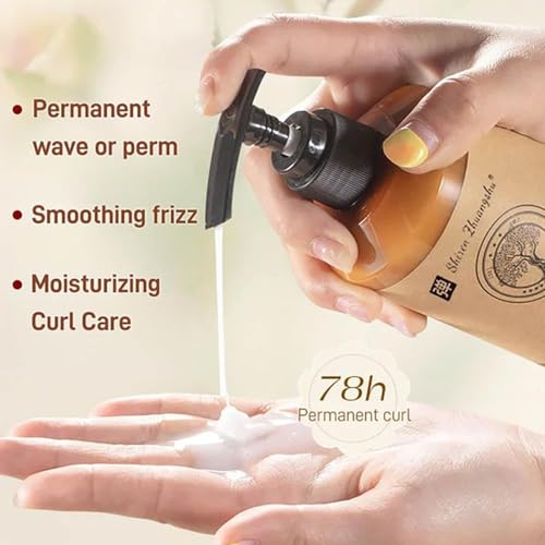 Nichalous Long-Lasting Moroccan Styling Cream for Curly & All Hair Types 300g