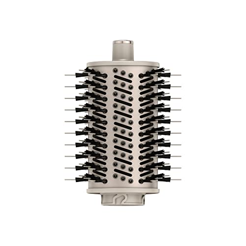 Shark FlexStyle Round Hot Air Brush Attachment for Blow Dryers, Hair Styling Tool for Straight, Wavy, Curly, and Coily Hair, Stone