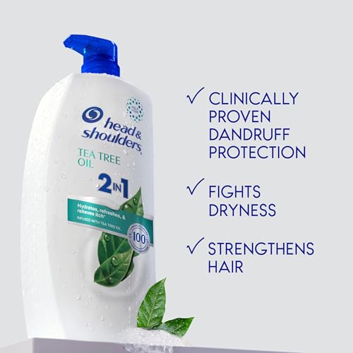 Head & Shoulders Tea Tree Oil 2-in-1 Anti-Dandruff Shampoo & Conditioner, 28.2 fl oz