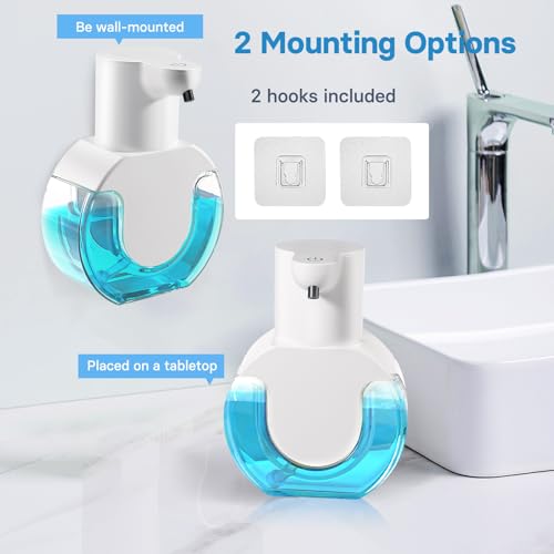 VZZNN 2 Pack Touchless Automatic Soap Dispenser 420ML