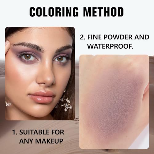 Kaely Taupe Single Eyeshadow - Blendable Matte Neutral Powder Shadow 05