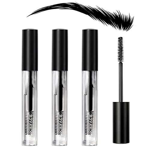 3-Piece Clear Eyebrow Gel Set - Waterproof Brow Styling Kit