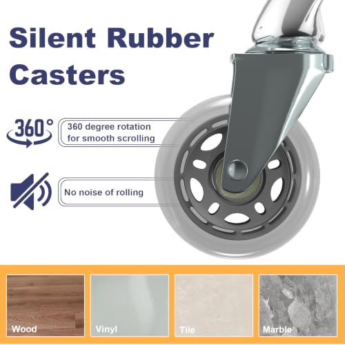 Ergonomic Saddle Stool with 360° Swivel & Height Adjust