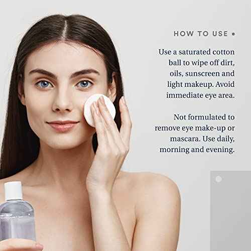 Care - Soft Sweep Micellar Cleanser and Facial Toner, Alcohol-Free and Paraben-Free Micellar Cleansing Water with Hyaluronic Acid, Glycerin, and Willow Bark Extract, Rinse-Free Face Cleanser, 8 fl oz