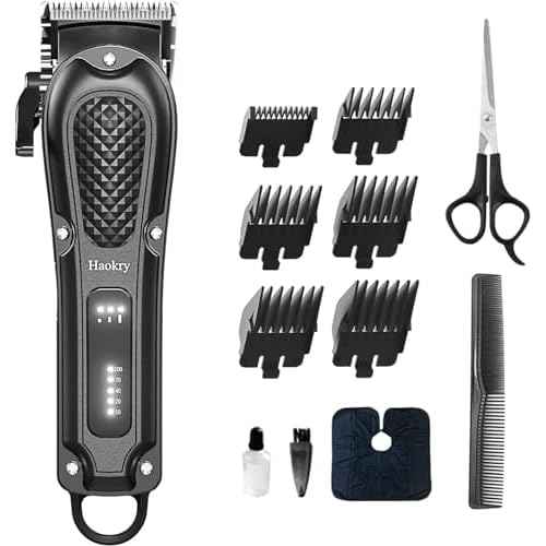 Hair Clippers for Men Professional - Cordless&Corded Barber Clippers for Hair Cutting & Grooming Rechargeable Beard Trimmer