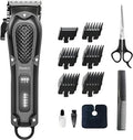 Haokry Cordless & Corded Hair Clipper - 200 Min Runtime, 3 Gear
