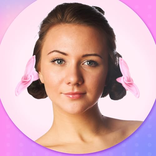 Bememo 40-Pack Soft Colorful Hair Curlers for Overnight Styling, No Heat