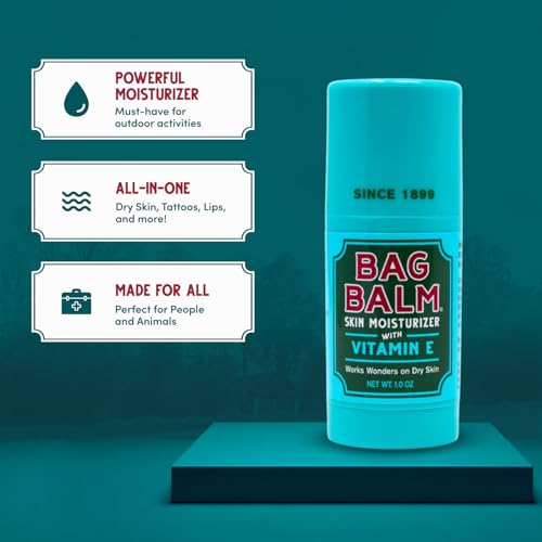 Bag Balm Original Skin Moisturizer Stick - Hydrating Lanolin Balm, 1 oz