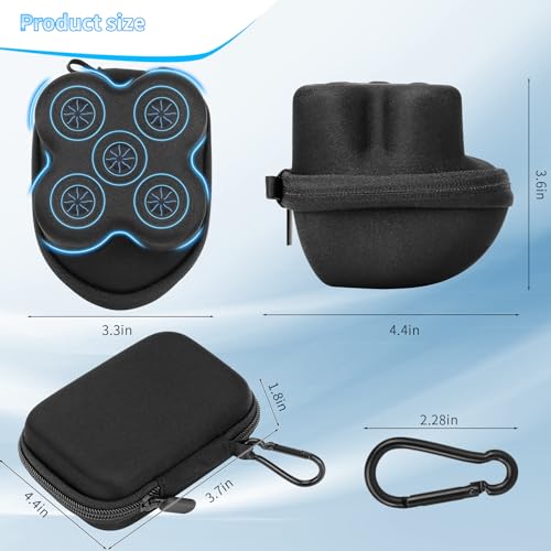 Generic Head Shaver Case Kit: 2 Cases (Razor & Accessory) Compatible with Remington Balder Pro XR7000, Balder Boss XR7120, FlexSeries, Freebird, Telfun-IPX7, Pamasana, Finishing Touch Electric Shavers