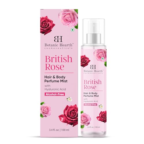 Botanic Hearth British Rose Body & Hair Perfume Spray 3.4oz