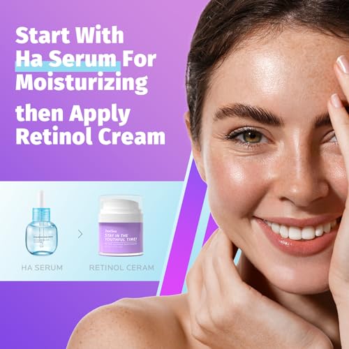Zealsea Hydration Boost and Renewal Set: 2% Hyaluronic Acid Serum and Anti-aging Retinol Cream Revitalize Youthful Radiance.