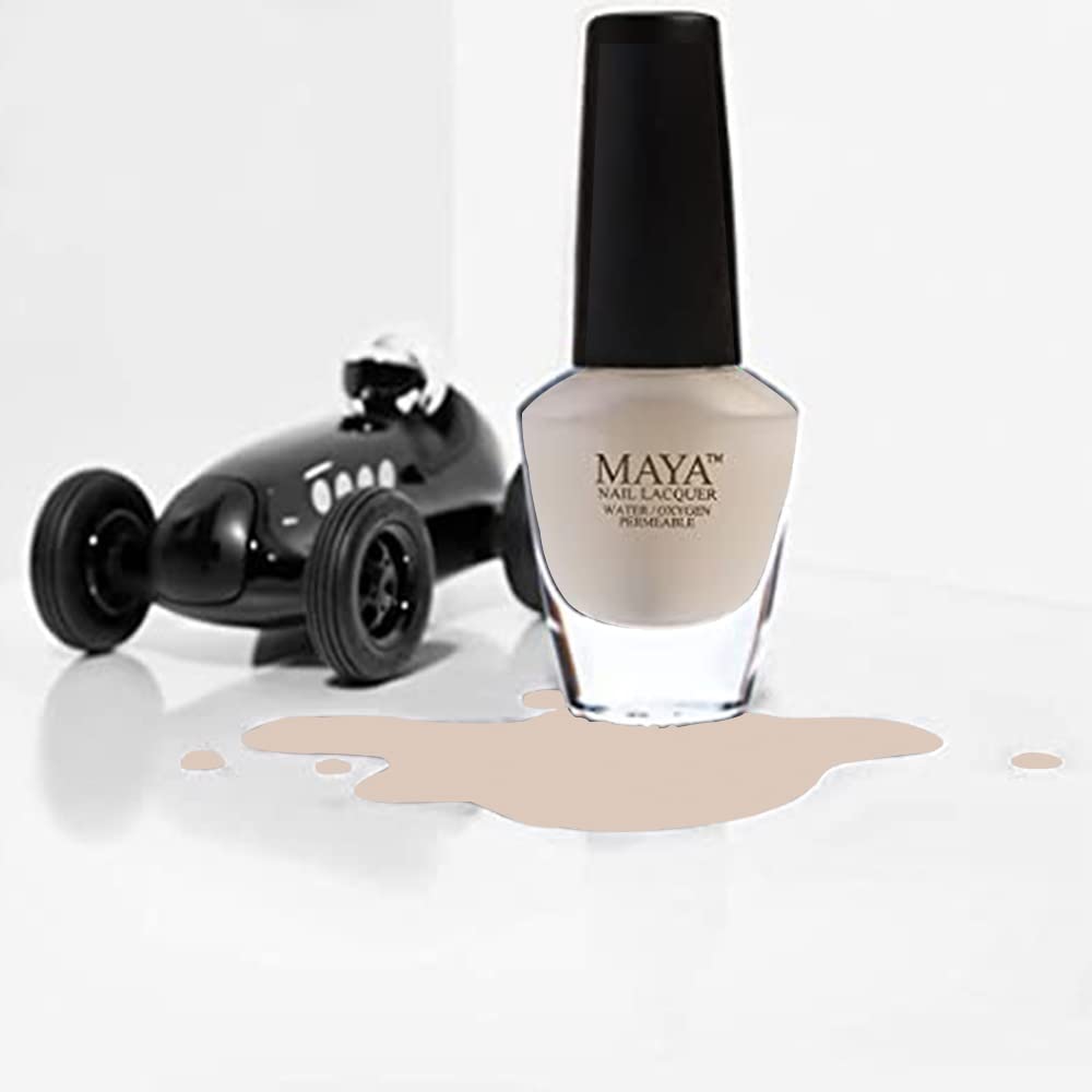 MAYA Cosmetics Halal Breathable Quick Dry Nail Polish, Vegan and Cruelty Free, Oxygen & Water Permeable Nail Lacquer, Non Toxic Gentle On Nails, Matte Top Coat