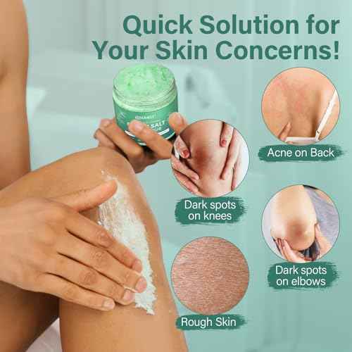 Eucalyptus Epsom Salt Body Scrub,Exfoliating detox body scrub,Relax & Relief with Eucalyptus & Spearmint Essential Oils, Deeply Nourishes for Smooth, Radiant Skin,Relaxation Spa Gifts