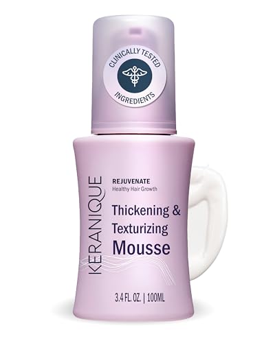 Keranique Volumizing Hair Mousse for Women - 3.4 Oz