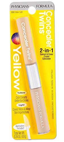 Physicians Formula Concealer Twins Cream Stick, Yellow/Light