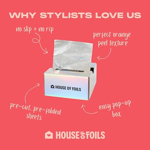 House of Foils Pop Up Hair Foils 5x11 - 1000 Pre Cut Sheets