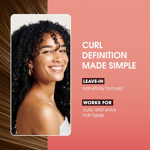 Argan Oil Curl Cream & Leave-In Conditioner for Curly Hair 9.8 oz