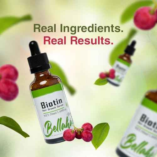 BellaHair | Advanced Hair Serum for Thicker, Stronger, and Healthier Hair - Stimulates Growth and Reduces Hair Loss for Men and Women