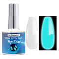 U-Shinein Glow in the Dark Gel Top Coat - No Wipe Luminous UV Gel Polish