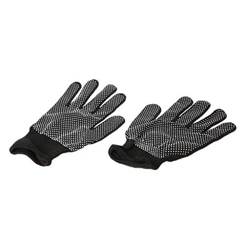 Gray Heat Resistant Hair Styling Gloves for Curling & Straightening - 2 Pairs