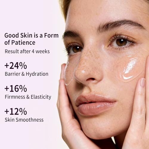 Peptides Serum for Face, Collagen Hydrating Face Serum for Women Anti Aging, Provide Fine Lines and Wrinkles Treatment, Bifida Barrier Repair with Vitamin b5, 1.01 Fl Oz