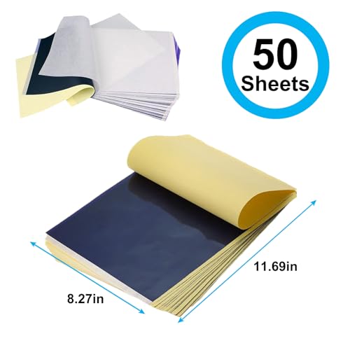 Tattoo Transfer Paper 50 Sheets A4 Stencil – 4 Layer