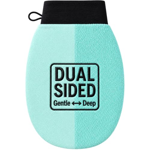 Exfoliating Glove for Body & Face - 1 Pack Korean Loofah & Body Scrubber