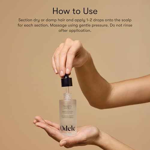 Odele Rejuvenating Scalp Serum with Rosemary and Vitamin E to Support Hair Density and a Balanced Scalp, for all Hair Types, 2 Fl Oz