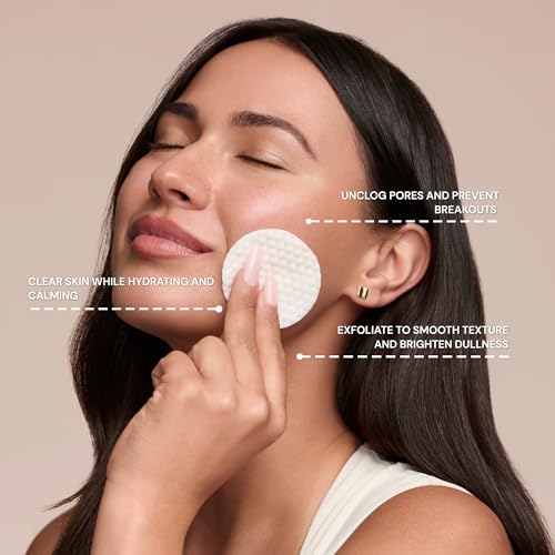Pore Therapy Daily Toner Pads, Exfoliates Pore-Clogging Dead Skin Cells, Fragrance-Free, for Normal to Oily Skin, 50 Pads