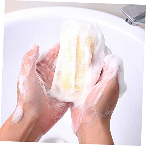 Facial Foaming Nets for Soap - 4pcs Exfoliating Bubble Maker Pouches