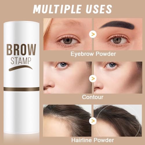 Eyebrow Stamp Kit with 10 Stencils & 5 Colors