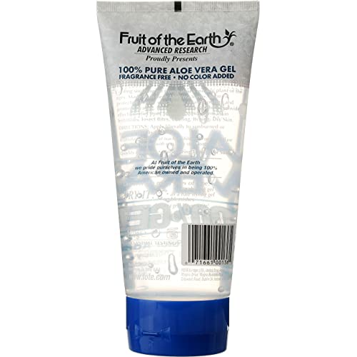 Fruit of the Earth Aloe Vera 100% Gel 6 oz (Pack of 3)