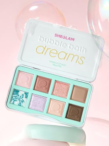 SHEGLAM Sparkle Splash 8-Color Eye Palette Matte Shimmer