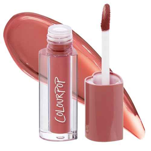 ColourPop HydraPop Glossy Lip Stain - 2-in-1 Hydrating Gloss-to-Tint Lip Color - Infused with Antioxidant-Rich Guava, Lychee & Squalane - Baby Fox (0.11 Fl Oz)