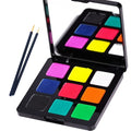 Bowitzki Water Activated Eyeliner Glow In The Dark, 9 Colors UV Set,Face Body Paint Neon Eyeliner, Halloween, Christmas, Hydra Liner Makeup (25 UV Color)