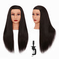 26"-28" Synthetic Hair Mannequin Head for Styling & Braiding Practice