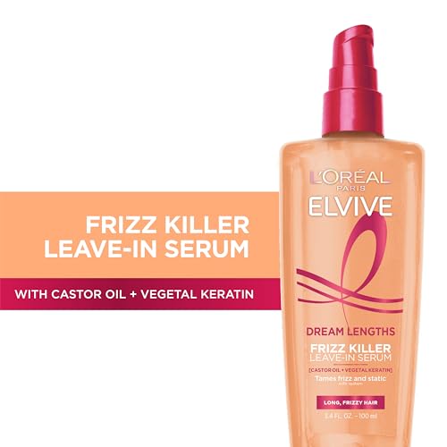 L'Oreal Paris Elvive Dream Lengths Frizz Killer Leave-In Serum 3.4oz